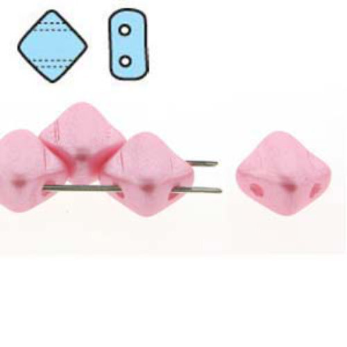 Silky 6mm - Pastel Pink - SQ206-25008 - 40 Bead Strand