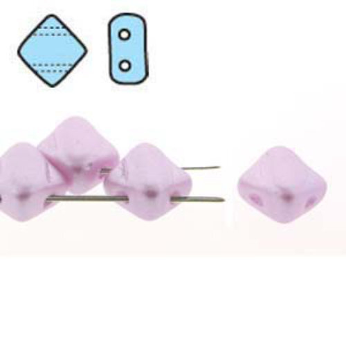 Silky 6mm - Pastel Light Rose - SQ206-25011 - 40 Bead Strand