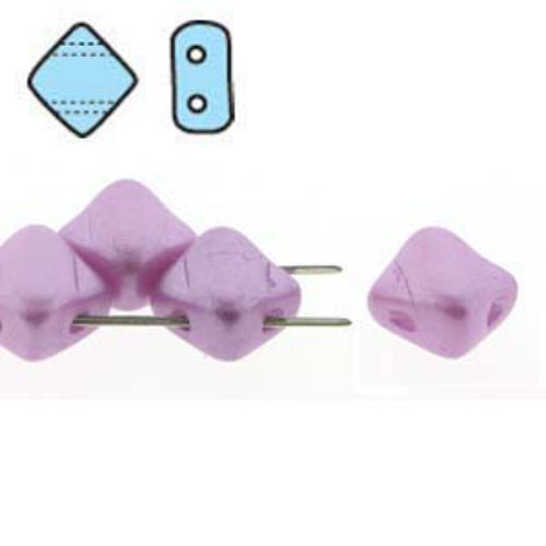 Silky 6mm - Pastel Lilac - SQ206-25012 - 40 Bead Strand