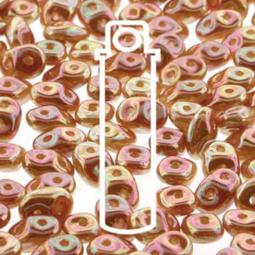 Super Duo 2.5mm x 5mm - DU0503000-29123 - Chalk Full Apricot - 22.5gm Tube