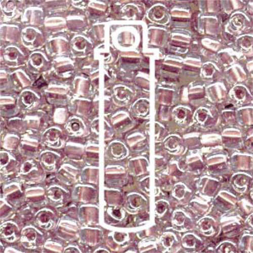 Miyuki 10/0 Triangle Bead - TR10-1114 - Lavender Lined Crystal - 24gm Tube