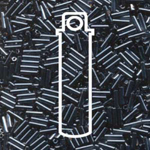 Miyuki 6mm Bugle Bead - BGL2-9083 - Gunmetal - 17gm Tube