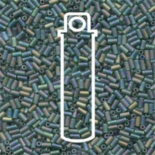 Miyuki 3mm Bugle Bead - BGL1-9156FR - Emerald AB - 19.5gm Tube