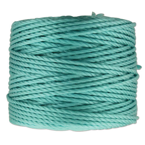 S-Lon Heavy Twist Bead / Macrame Cord (TEX400) - Aqua - SL400-AQ