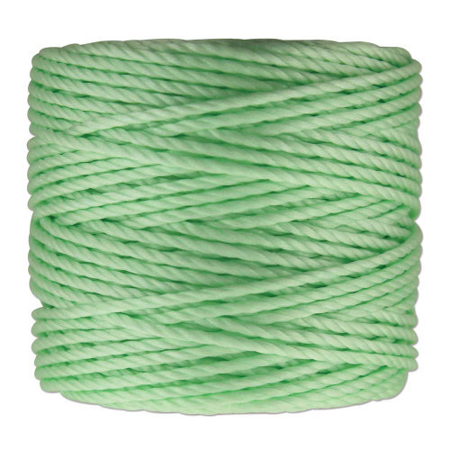 S-Lon Heavy Twist Bead / Macrame Cord (TEX400) - Pastel Mint Green - SL400-PMG