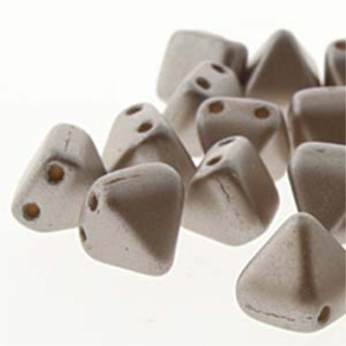 Pyramid Stud 6mm - Pastel Cocoa - PYR0625005 - 25 Bead Strand