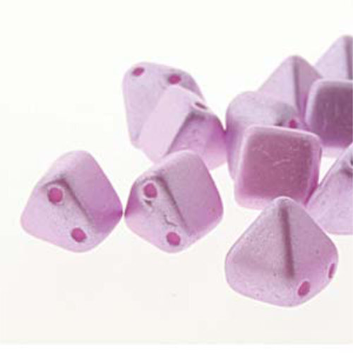 Pyramid Stud 6mm - Pastel Light Rose - PYR0625011 - 25 Bead Strand