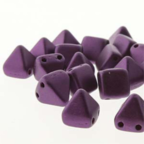 Pyramid Stud 6mm - Pastel Burgundy - PYR0625031 - 25 Bead Strand