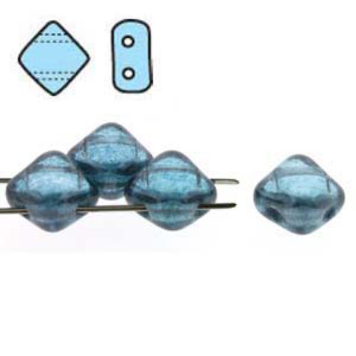 Silky 6mm - Alexandrite Blue Luster - SQ206-20210-14464 - 40 Bead Strand