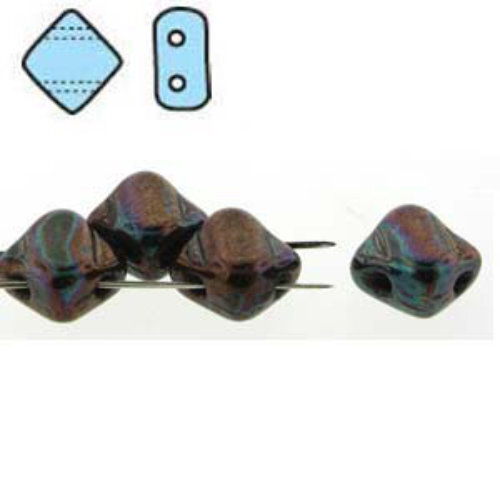 Silky 6mm - Jet Iris Luster - SQ206-23980-15781 - 40 Bead Strand