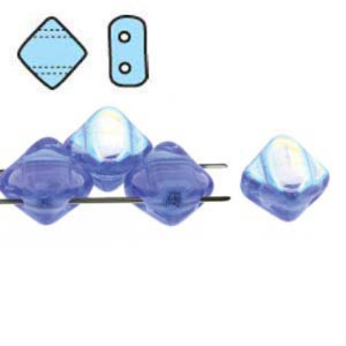 Silky 6mm - Sapphire AB - SQ206-30050-28701 - 40 Bead Strand