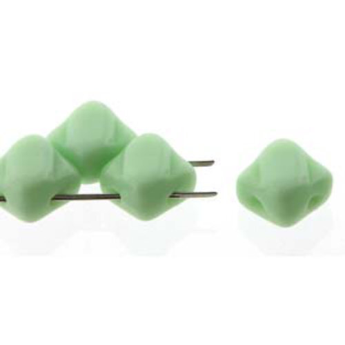 Silky 6mm - Opaque Jade - SQ206-53100 - 40 Bead Strand
