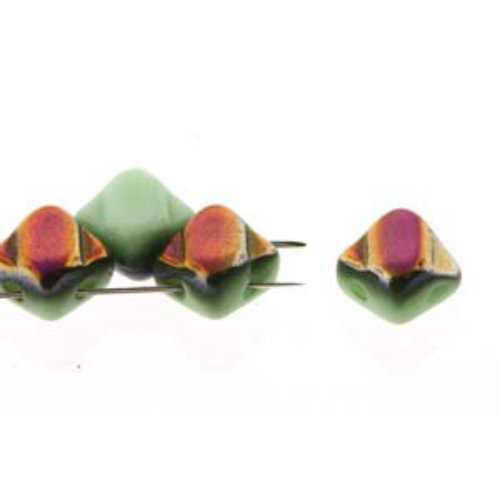Silky 6mm - Opaque Jade Sliperit - SQ206-53100-29501 - 40 Bead Strand