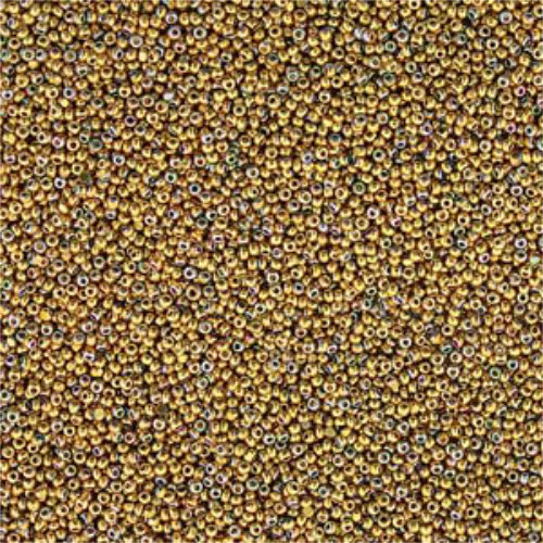 15/0 Charlotte - 24K Gold AB - CHAR15-GPAB - 50gm Bag