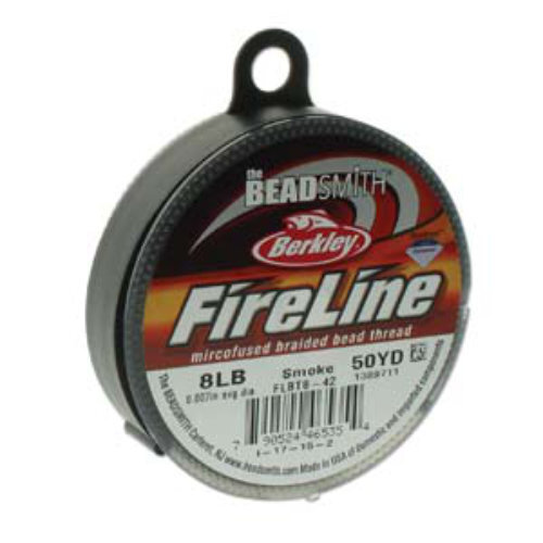 Fireline - 8LB .007" / .17mm Smoke Grey - 50 yd / 45m Roll - FL08SG50