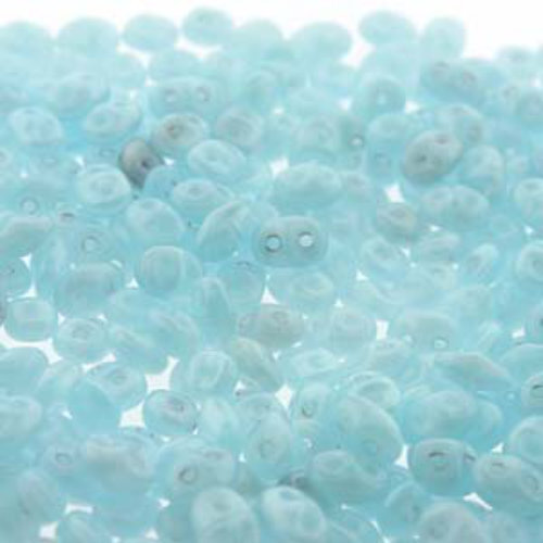 Super Duo 2.5mm x 5mm - DU0561000 - Opal Aqua  - 100gm Bag