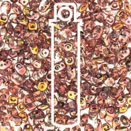 Mini Duo 2mm x 4mm - DU0400030-27101 - Crystal Capri - 8gm Tube