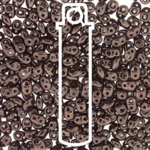 Mini Duo 2mm x 4mm - DU0423980-14435 - Jet Copper - 8gm Tube