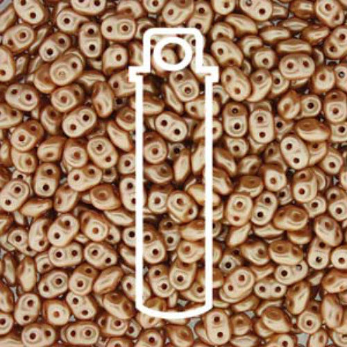 Mini Duo 2mm x 4mm - DU0425003 - Pastel Amber - 8gm Tube