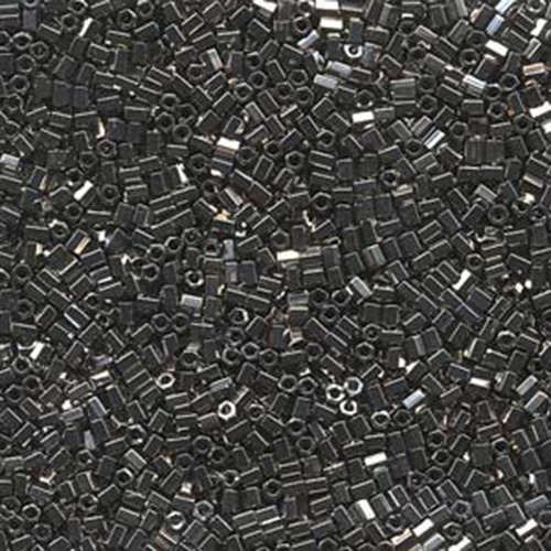 Miyuki 11/0 Delica Hex Cut Bead - 11C-9190 - Nickel Plated - 100gm Bag