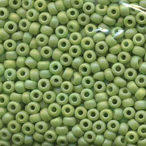 Miyuki 6/0 Rocaille Bead - 6-9416FR - Matte Opaque Chartreuse AB - 250gm Bag