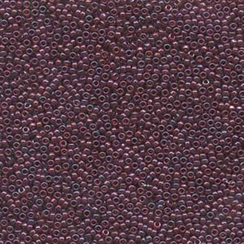 Miyuki 15/0 Rocaille Bead - 15-9313 - Cranberry Gold Luster - 250gm Bag