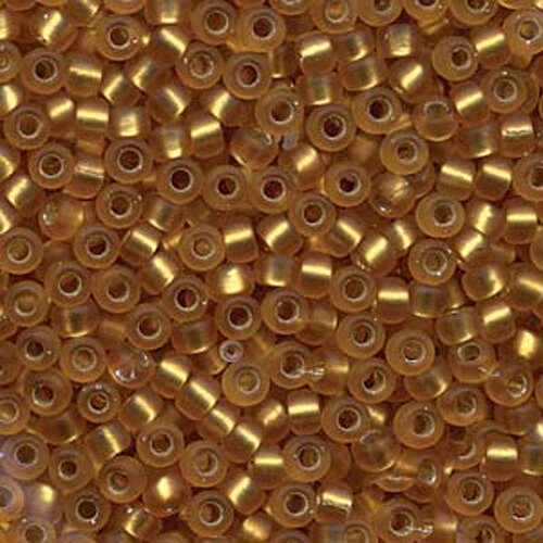 Miyuki 6/0 Rocaille Bead - 6-94F - Silver Lined Dark Gold - 250gm Bag