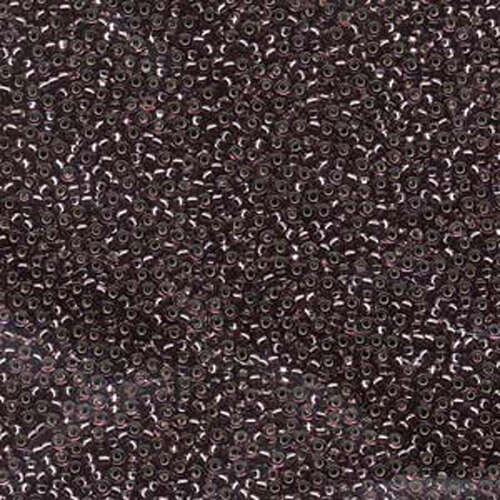 Miyuki 15/0 Rocaille Bead - 15-913 - Silver Lined Dark Smoky Amethyst - 250gm Bag
