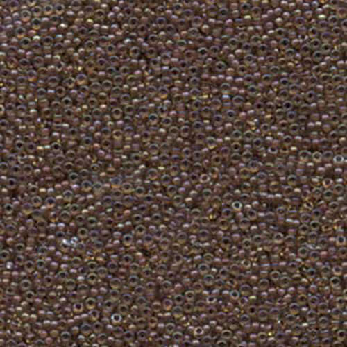 Miyuki 15/0 Rocaille Bead - 15-9379 - Mauve Lined Topaz Luster - 250gm Bag