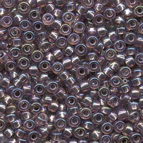Miyuki 6/0 Rocaille Bead - 6-91012 - Silver Lined Smoky Amethyst AB - 250gm Bag