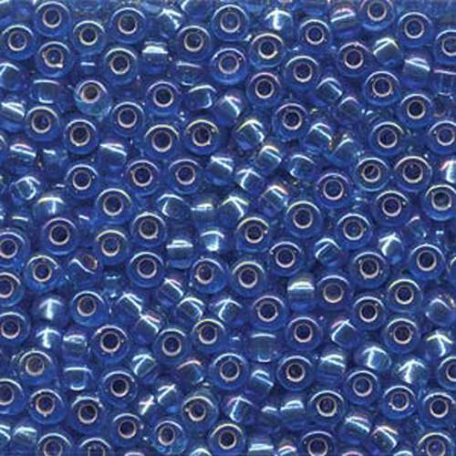 Miyuki 6/0 Rocaille Bead - 6-91019 - Silver Lined Sapphire AB - 250gm Bag