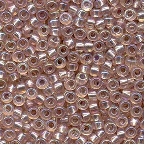 Miyuki 6/0 Rocaille Bead - 6-91023 - Silver Lined Light Blush AB - 250gm Bag