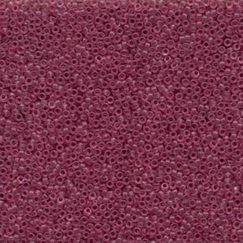 Miyuki 15/0 Rocaille Bead - 15-91606 - Semi Matte Transparent Rose - 250gm Bag