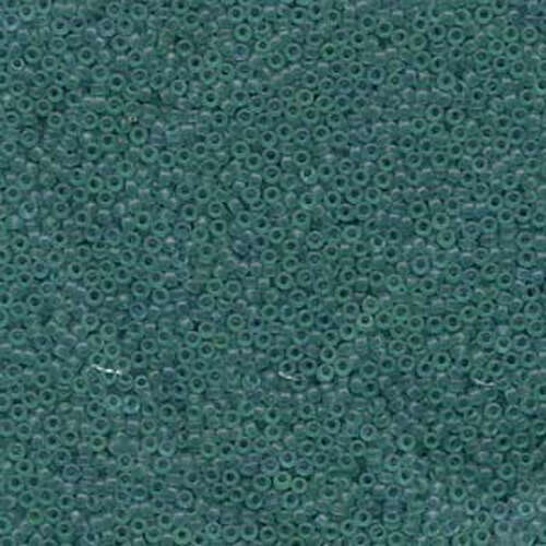 Miyuki 15/0 Rocaille Bead - 15-91614 - Semi Matte Transparent Aqua - 250gm Bag