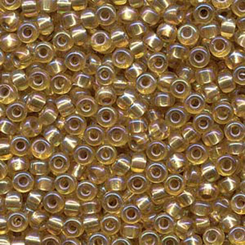 Miyuki 6/0 Rocaille Bead - 6-91003 - Silver Lined Gold AB - 250gm Bag