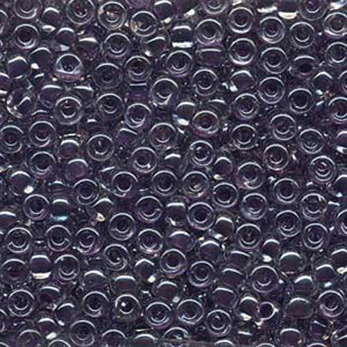Miyuki 6/0 Rocaille Bead - 6-9223 - Grape Lined Crystal - 250gm Bag