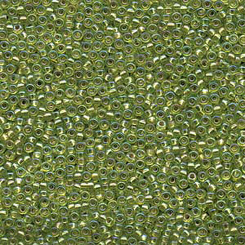 Miyuki 11/0 Rocaille Bead - 11-91014 - Silver Lined Chartreuse AB - 250gm Bag