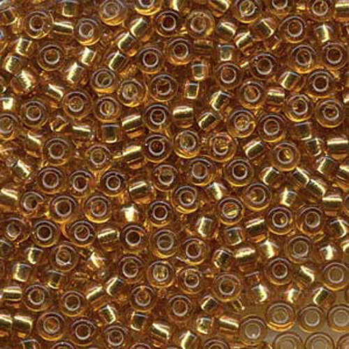 Miyuki 6/0 Rocaille Bead - 6-94 - Silver Lined Dark Gold - 250gm Bag