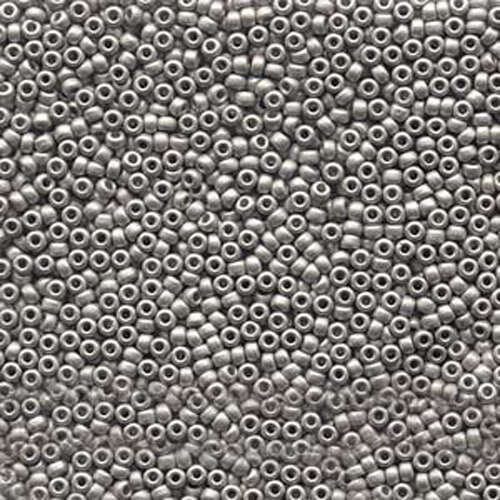 Miyuki 11/0 Rocaille Bead - 11-9194F - Matte Palladium Plated - 50gm Bag