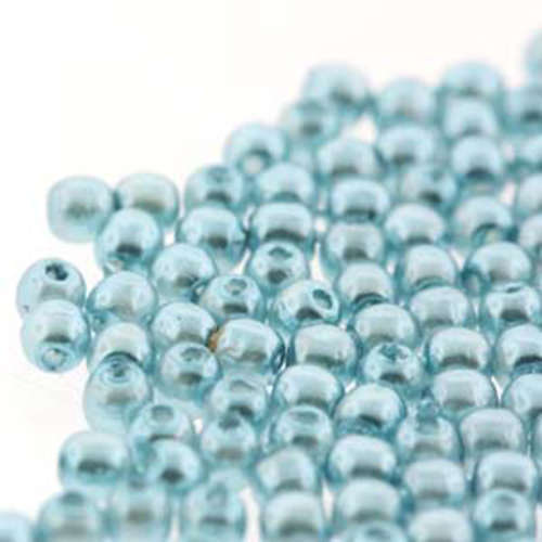 2mm Czech Glass Pearl - 150 Bead Strand - PRL02-70437 - Cerulean