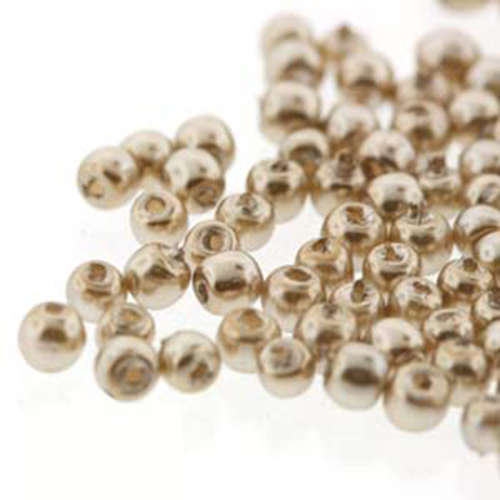 2mm Czech Glass Pearl - 150 Bead Strand - PRL02-70416 - Champagne