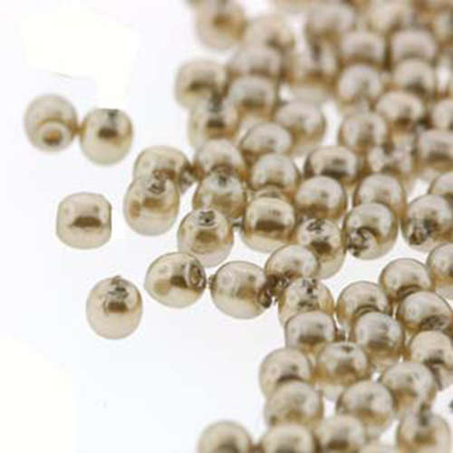 2mm Czech Glass Pearl - 150 Bead Strand - PRL02-70417 - Cocoa