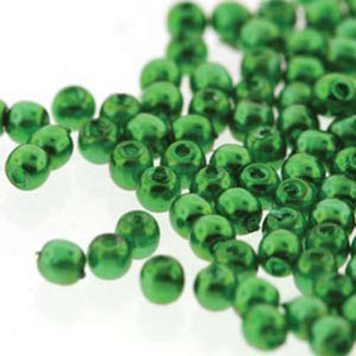 2mm Czech Glass Pearl - 150 Bead Strand - PRL02-70054 - Xmas Green