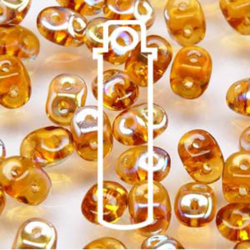 Mini Duo 2mm x 4mm - DU0400030-22501 - Crystal Celsian - 8gm Tube