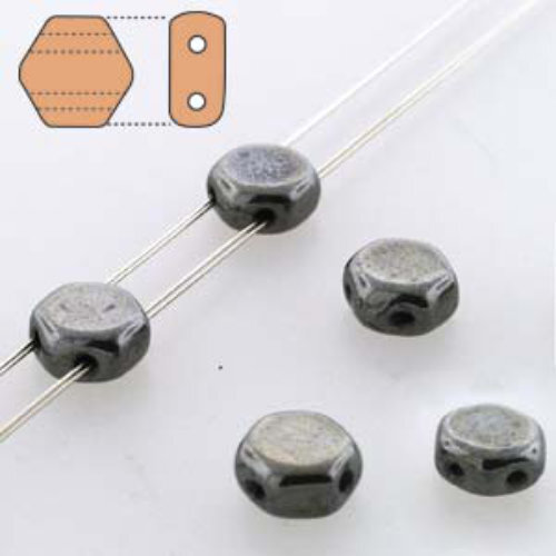 Honeycomb 6mm - HC0623980-14400 - Jet Hematite - 30 Bead Strand