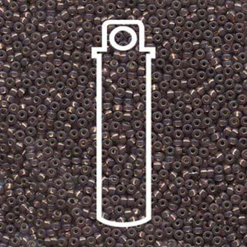 Miyuki 11/0 Rocaille Bead - 11-94249 - Duracoat Silver Lined Dyed Rose Bronze - 24gm Tube