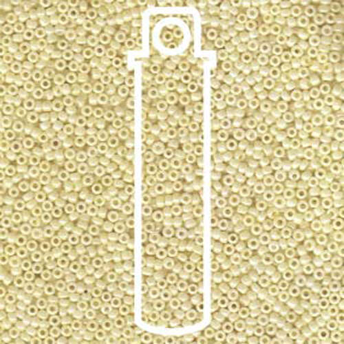 Miyuki 15/0 Rocaille Bead - 15-9594 - Ceylon Light Yellow - 8.2gm Tube
