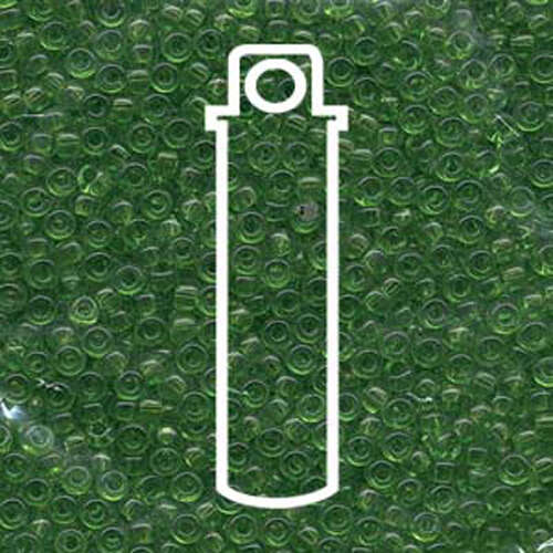 Miyuki 8/0 Rocaille Bead - 8-9144 - Transparent Lime - 22gm Tube