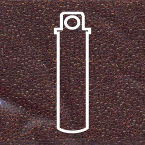 Miyuki 15/0 Rocaille Bead - 15-9134 - Transparent Dark Topaz - 8.2gm Tube