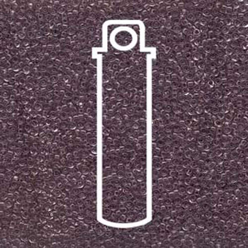 Miyuki 15/0 Rocaille Bead - 15-9142 - Transparent Smoky Amethyst - 8.2gm Tube